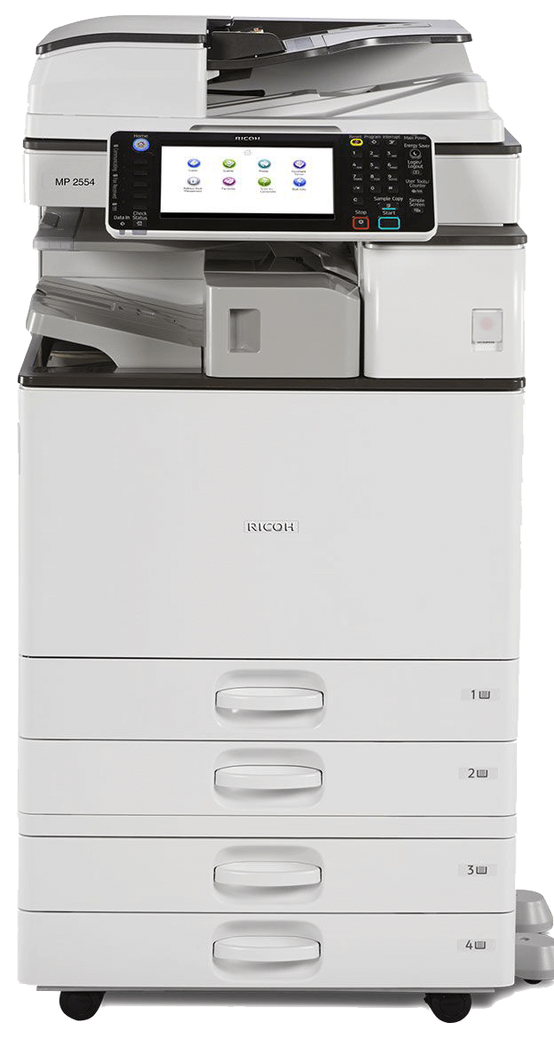 Cho thuê máy photocopy RICOH MP 2554/3054/6054/5054/4054 đen trắng tân đô long an
