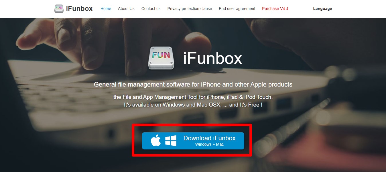 Cách kết nối iPhone với máy tính bằng phần mềm iFunbox bước 1