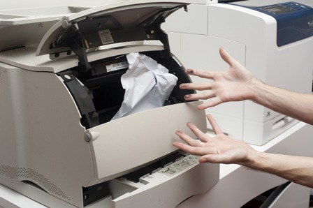 Cách xử lý khi bị kẹt giấy máy in