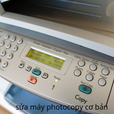 sửa máy photocopy cơ bản tại HCM