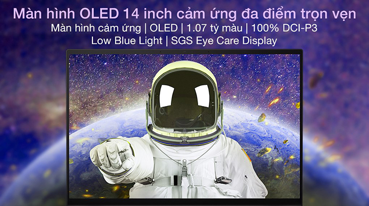 Laptop ASUS Zenbook 14X OLED Space Edition có thông số màn hình khủng