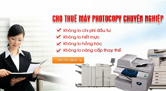 Cho thuê máy photocopy tại Hố Nai