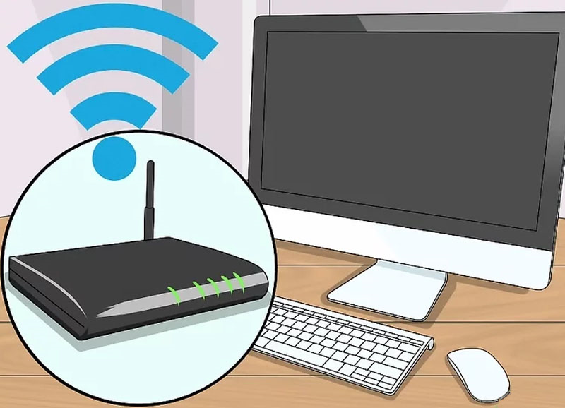 kết nối với wifi là cách kết nối máy in với laptop loại không dây