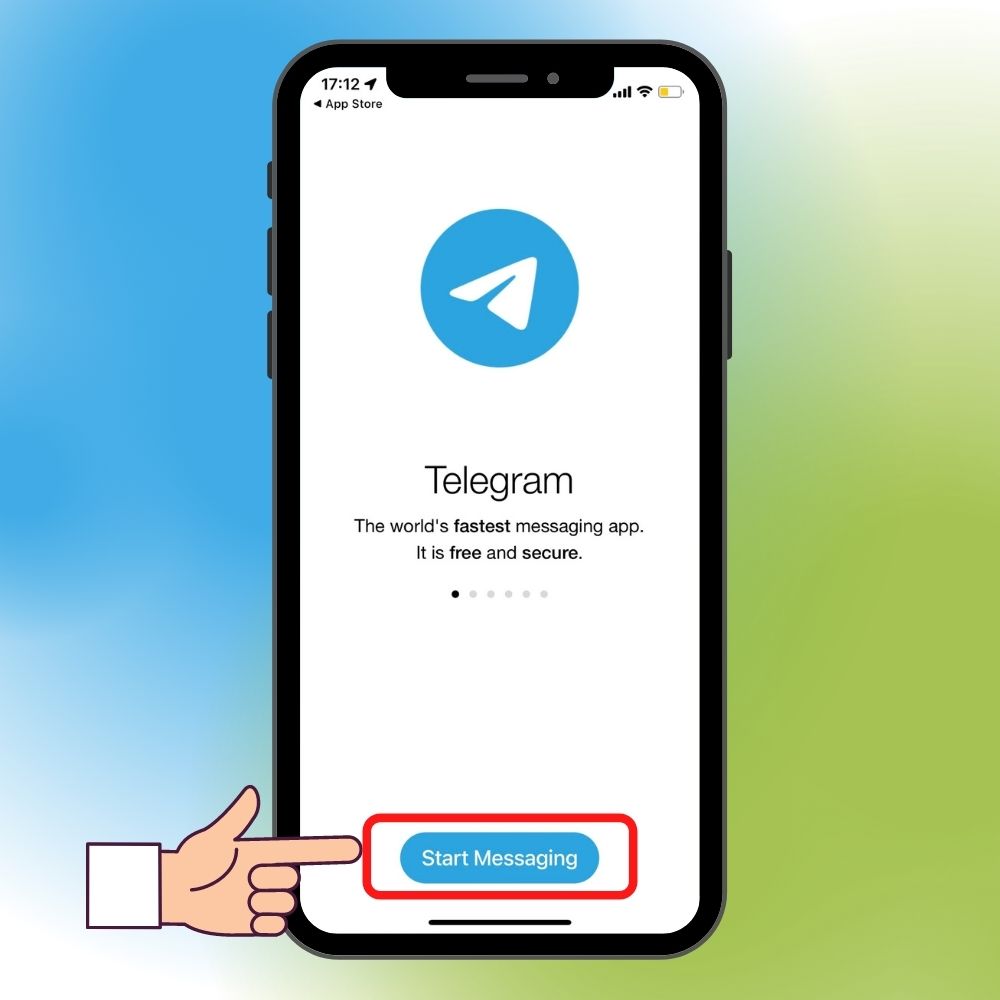 Hướng dẫn cách đăng ký Telegram bước 1