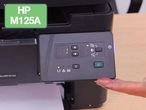 bảng điều khiển máy in Hp M125A