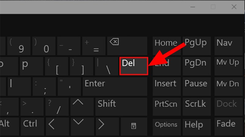 Nhấn phím Delete trên bàn phím của bạn để xóa văn bản đã chèn khỏi hình ảnh