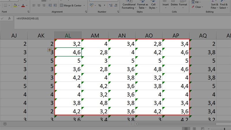 Mũi tên màu xanh lam (Thẻ thông minh) trong Excel
