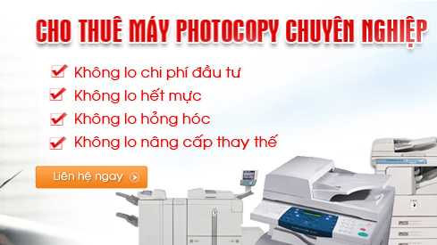 Cho thuê máy photocopy tại Bình Dương