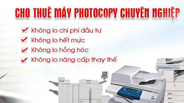 Cho thuê máy photocopy Phú Sơn