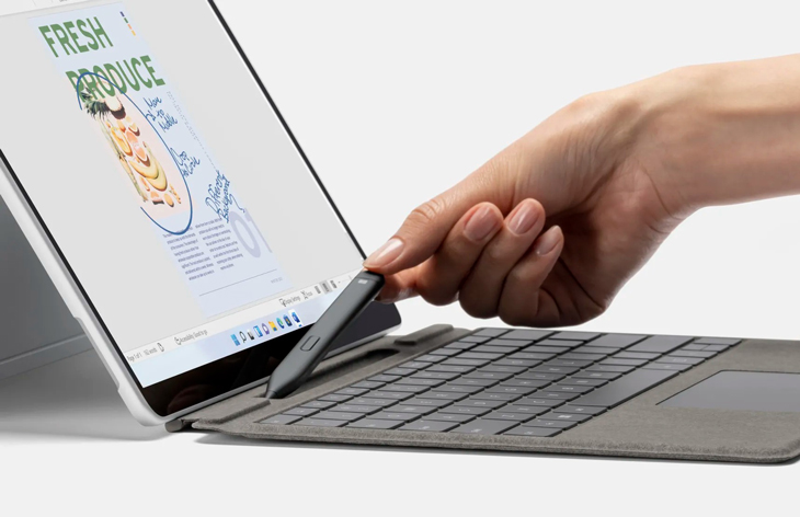 Surface Laptop cho phép bạn thực hiện các tác vụ với bút Surface Pen vô cùng tiện lợi
