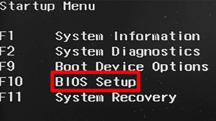 Truy cập BIOS trên máy tính xách tay để kiểm tra thông tin và cấu hình của máy tính