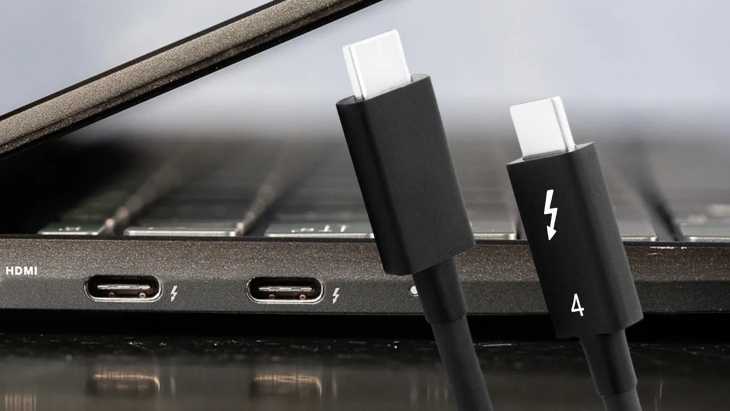Thunderbolt 4 và HDMI cho phép bạn kết nối tối đa 4 màn hình ngoài