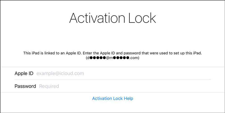 Sử dụng công cụ Khóa kích hoạt của Apple để kiểm tra xem iPad đã đăng xuất khỏi iCloud hay chưa.