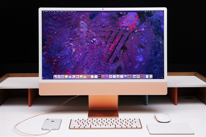 iMac 24-inch 2021 4.5K M1 / ​​256GB / 8GB / GPU 7 lõi ​​(MJ93SA / A) 
