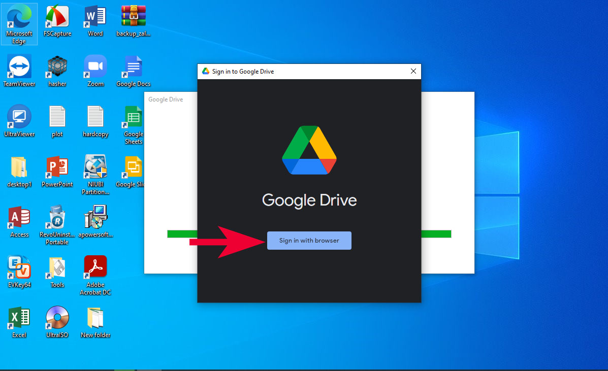 Hướng dẫn cách download và cài đặt Google Drive cho máy tính - bước 4